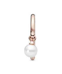 Rose ring with white freshwater cultured pearl