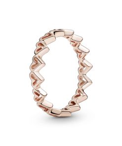 Hearts 14k Rose Gold-plated ring