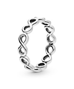 Infinity silver ring