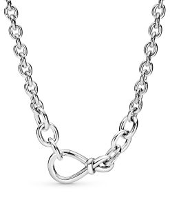 Chunky Infinity Knot Chain Necklace