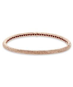 Bangle in diamond-pointed Rose