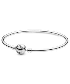 Silver bangle bracelet