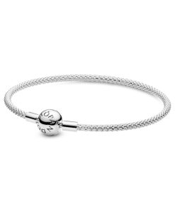 Silver mesh bracelet