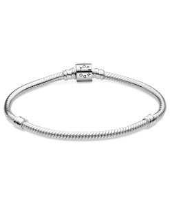 Moments Barrel Clasp Snake Chain Bracelet