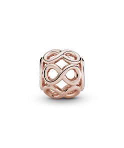 Rose infinity charm