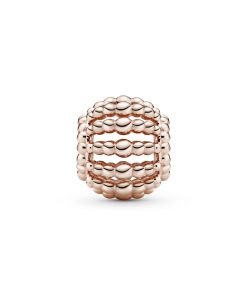 Beaded 14k Rose Gold-plated charm