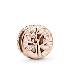 Sparkling Family Tree Clip Charm