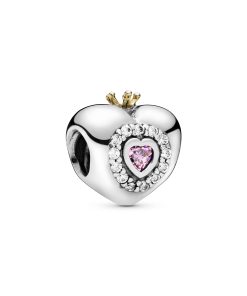 Pink Princess Heart Charm