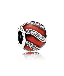 Pudsey Bear silver charm with mixed enamel colours