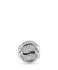 LOYALTY ESSENCE COLLECTION charm in silver with clear cubic zirconia