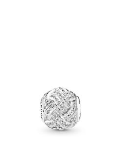 FRIENDSHIP ESSENCE COLLECTION charm in silver with clear cubic zirconia