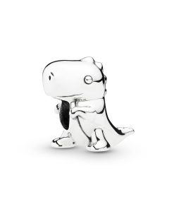 Dinosaur silver charm