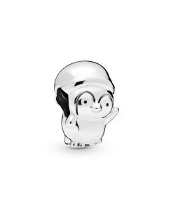 Penguin sterling silver charm