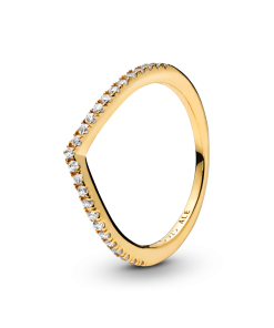 Sparkling Wishbone Ring