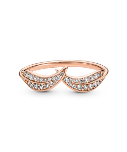 Sparkling Leaves Ring