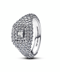 Pavé Square Cocktail Ring