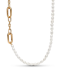 ME Slim Treated Freshwater Cultured Pearl Necklace