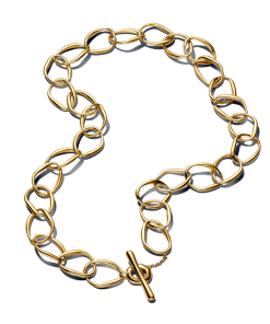 Organically Shaped Link Necklace