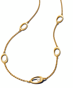 14k gold-plated pendant necklace with white treated cultured pearl