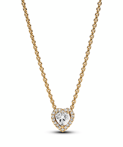 Sparkling Heart Collier Necklace