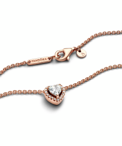Sparkling Heart Collier Necklace