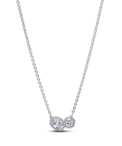 Embracing Halo Necklace