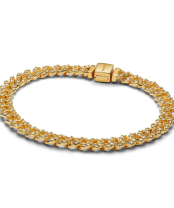 Pavé Cuban Chain Bracelet