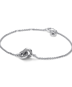 Signature Intertwined Pavé Chain Bracelet