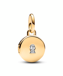 Openable & Engravable Love Locket Dangle Charm