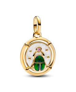 Scarab Beetle Medallion Charm