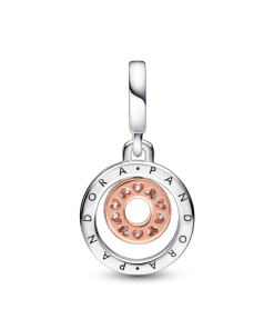 Moments Two-tone Logo Circles Dangle Charm
