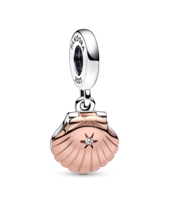 Club 2023 Sea Shell & Treated Freshwater Cultured Pearl Dangle Charm