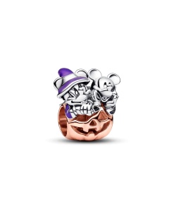 Mickey Mouse & Minnie Mouse Halloween Pumpkin Charm