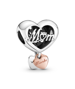 Thank You Mum Heart Charm