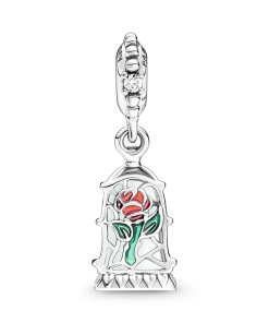 Beauty and the Beast Enchanted Rose Dangle Charm