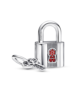 Padlock and Key Dangle Charm
