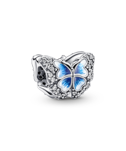 Blue Butterfly Sparkling Charm