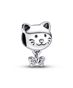 Pet Cat & Bow Charm