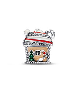 Festive Gingerbread House  Charm
