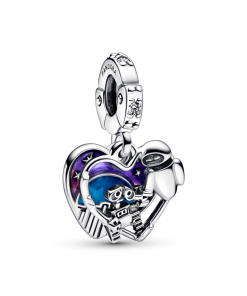 Pixar Wall-E & Eve Glow-in-the-dark Dangle Charm