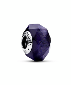 Faceted Blue Murano Glass Charm