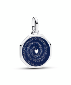 ME Galaxy Heart Medallion Charm