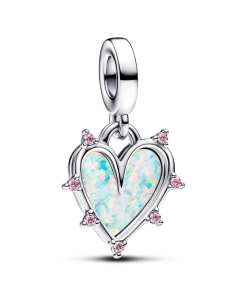 Friendship Opalescent Double Dangle Charm