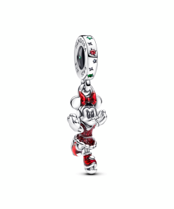 Minnie Mouse Ice Skating Dangle Charm