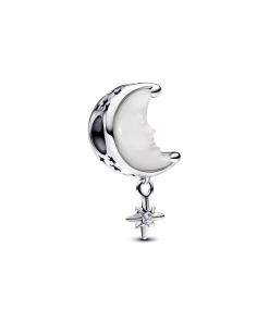 Moon & North Star Charm