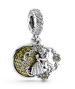 Beauty and the Beast Dancing Dangle Charm