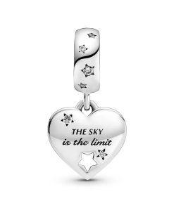 Congratulations Heart & Stars Dangle Charm