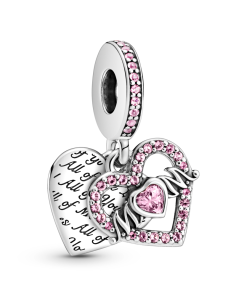 Heart & Mum Dangle Charm