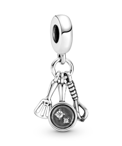 Spatula. Frying Pan & Whisk Dangle Charm